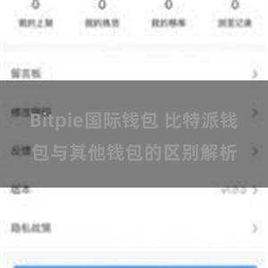 Bitpie国际钱包 比特派钱包与其他钱包的区别解析