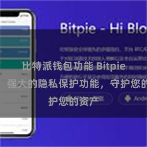 比特派钱包功能 Bitpie钱包：强大的隐私保护功能，守护您的资产