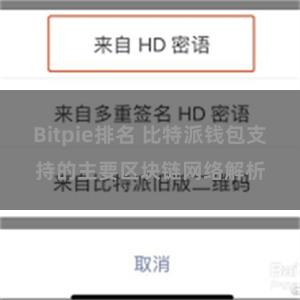 Bitpie排名 比特派钱包支持的主要区块链网络解析