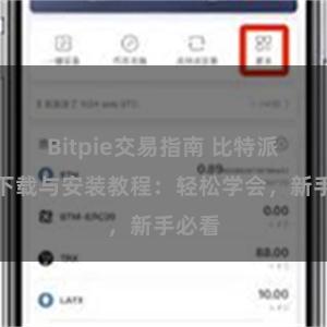 Bitpie交易指南 比特派钱包下载与安装教程：轻松学会，新手必看