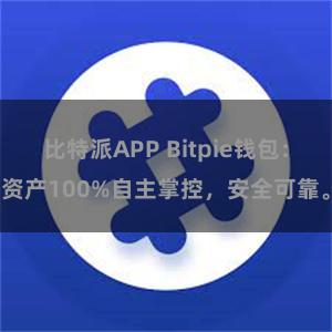 比特派APP Bitpie钱包：资产100%自主掌控，安全可靠。