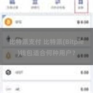 比特派支付 比特派(Bitpie)钱包适合何种用户？