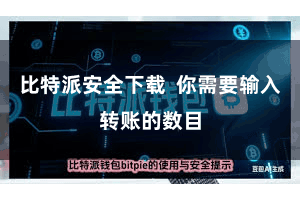 比特派安全下载  你需要输入转账的数目